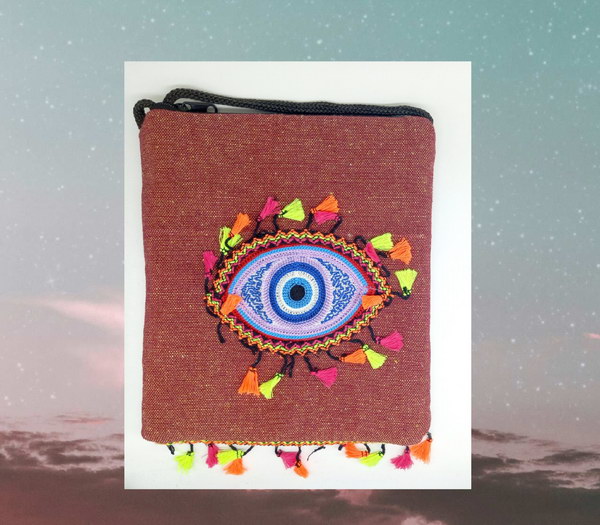 Cross bag - Eye & Rhombus & Square
