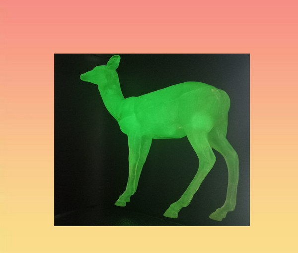 Moonstone Deer Glows In The Dark