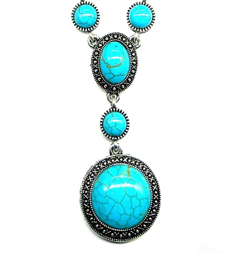 Necklace Blue Stone