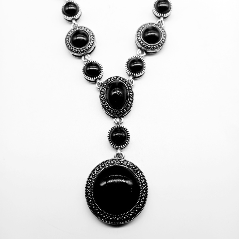 Necklace Black Stone
