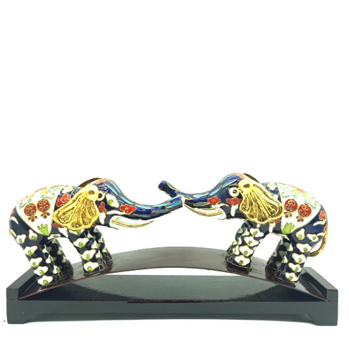 Delightfully Cloisonne Elephant