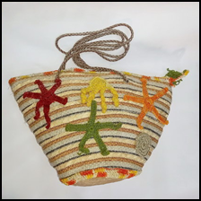 Wicker Bags - Hand Embroidery