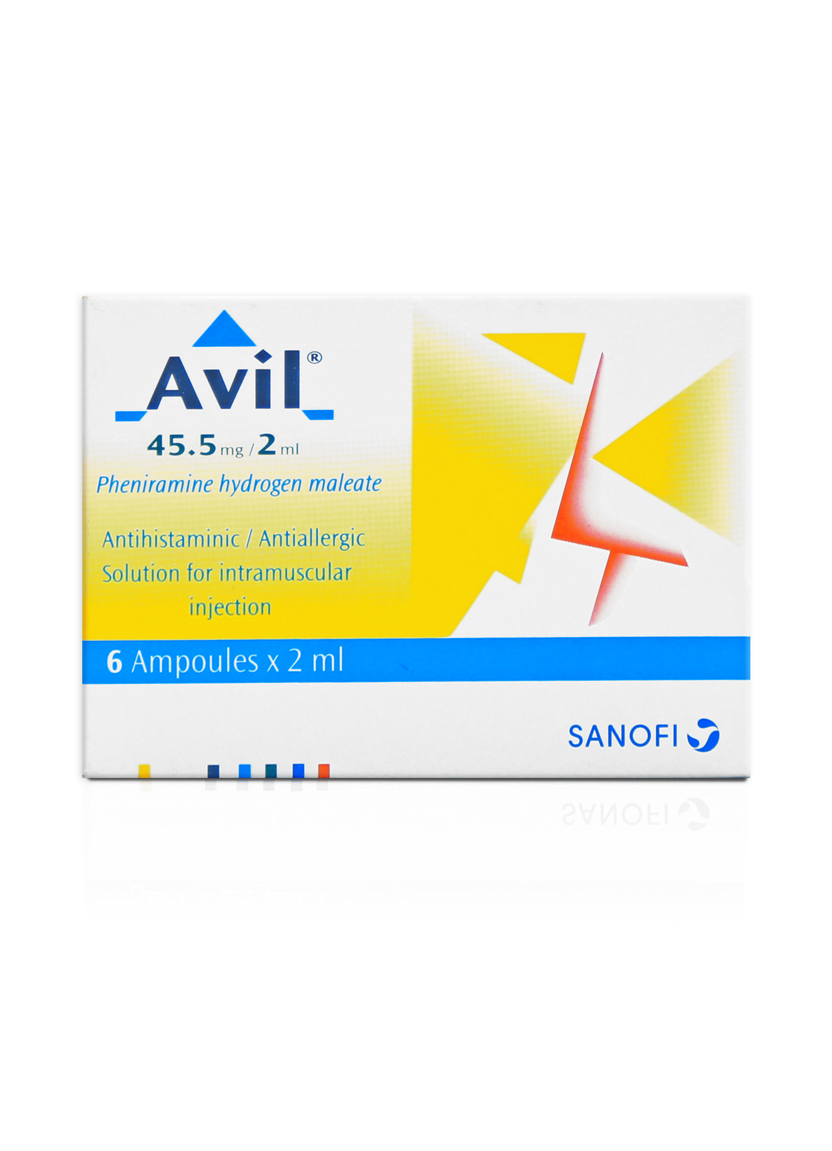 Avil 45.5 mg/2 ml 2 ml 6 ampoules