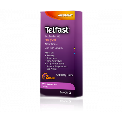 Telfast - 30mg / 5 ml Suspension 100 ml