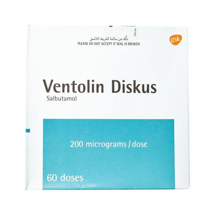 Ventolin Discus - For Inhalation 60 Doses