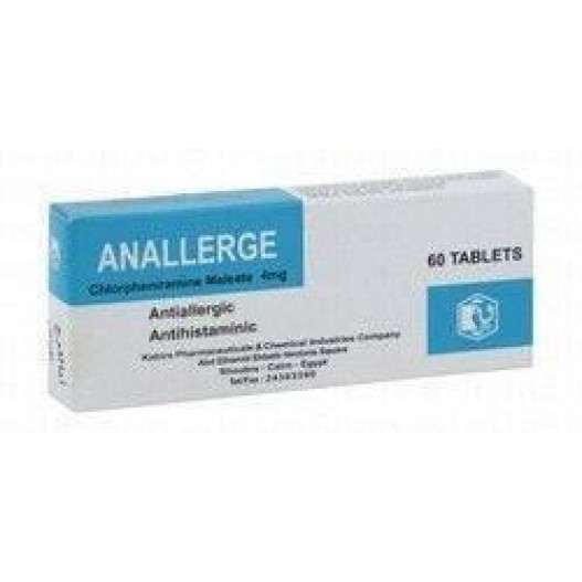 Anallerg - 4 mg 60 Tablets