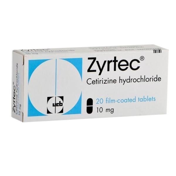 Zyrtec - 10 mg 20 Tablets
