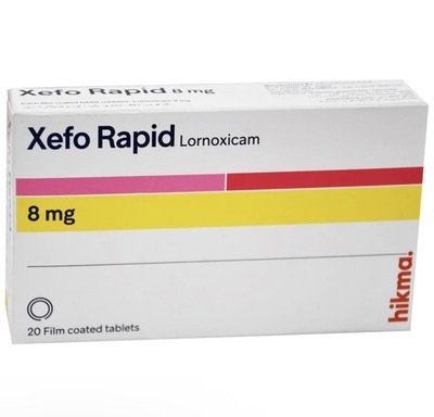 Xefo Rapid - 8 mg 20 Tablets