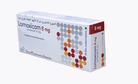 Lornoxicam - 8 mg 20 Tablets