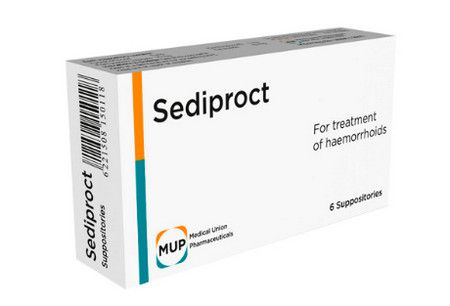 Sediproct - 6 Suppositories