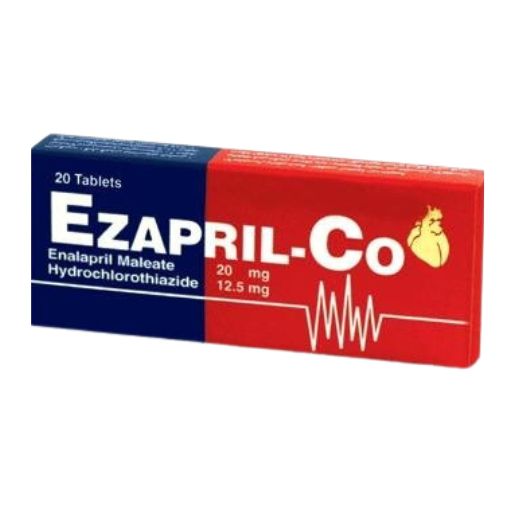 Ezapril-Co - 20 mg / 12.5 mg 20 Tablets