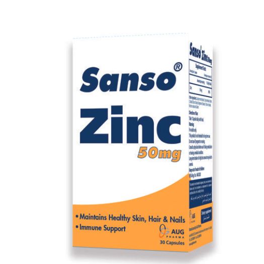 Sanso Zinc - 50 mg 30 Capsules