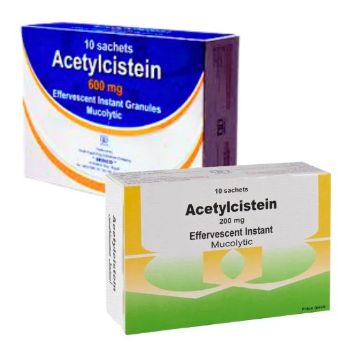 Acetylcysteine - 200mg & 600mg 10 Sachets
