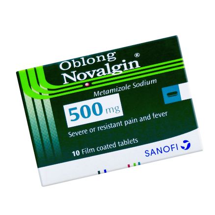 Oblong Novalgin - 500 mg 10 Tablet