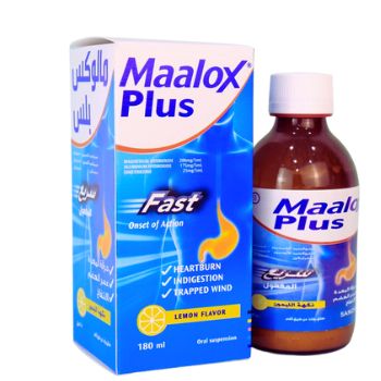 Maalox Plus - Suspension 180 ml