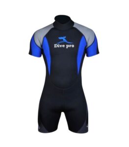 3mm full-body diving wetsuit with back zipper and UV protection
