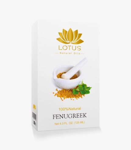 Fenugreek Oil bottle – natural skincare and facial enhancement