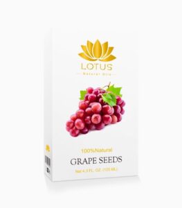 Pure Grape Seed Oil bottle for skin and hair care