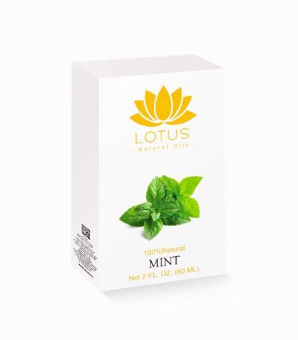 Mint Oil bottle – natural remedy for skin, hair, and breath