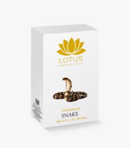 Snake Oil bottle for hair nourishment and growth
