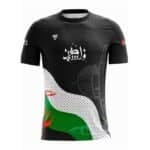 Black Palestine T-Shirt with digital print, modern fit, made in Egypt