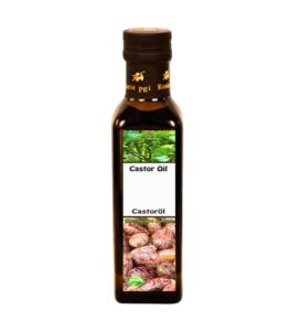 Organic Castor Oil 100% Cold-Pressed Bottle