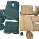 Egyptian Cotton Bathrobes and Towels Set
