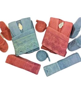 10-Piece Bathrobe and Towel Set