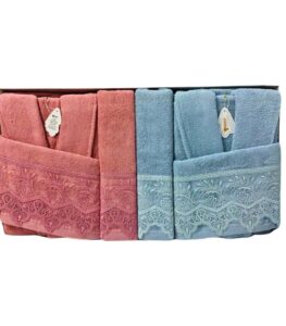 Close-up of soft Egyptian cotton towel texture