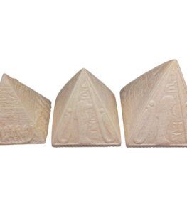 Detailed Carvings on Marmar Stone Egyptian Pyramid