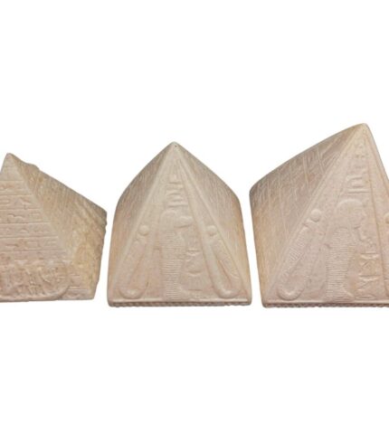 Detailed Carvings on Marmar Stone Egyptian Pyramid