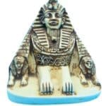 3D Egyptian Pyramid Statue with Pharaonic Designs