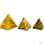 Acrylic Pyramid with Ancient Egyptian Carvings