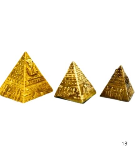 Acrylic Pyramid with Ancient Egyptian Carvings
