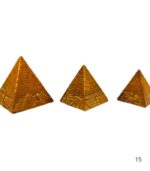 Acrylic Pyramid with Ancient Egyptian Carvings
