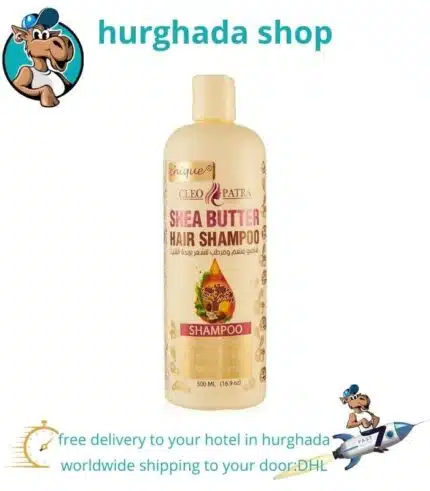 Șampon cu Unt de Shea pentru păr sănătos, hrănit – previne ruperea și promovează creșterea.