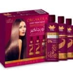 Sada se šamponem, kondicionérem a proteinem na léčbu vlasů