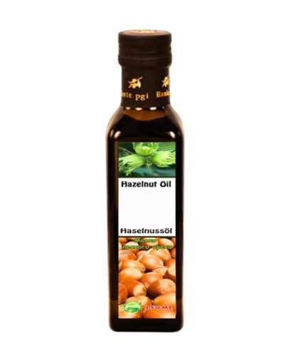 Organic Hazelnut Oil Bottle – Cold-Pressed Skincare Oil