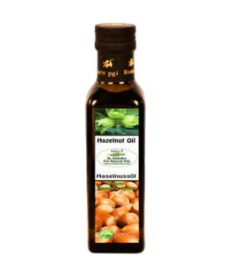 Organic Hazelnut Oil Bottle