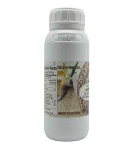 Applying Organic Sesame Oil to Hair and Skin