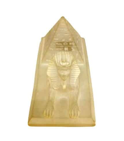 Side Angle of Crestaline Sphinx Stone Decor