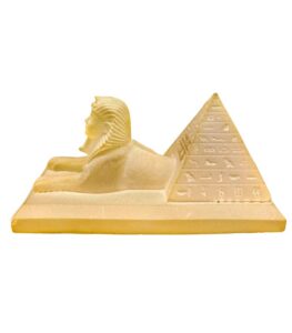Sphinx Pyramid Stone on Table – Energy Decor