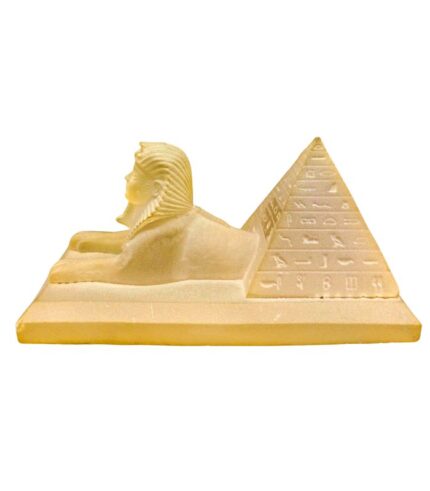 Sphinx Pyramid Stone on Table – Energy Decor