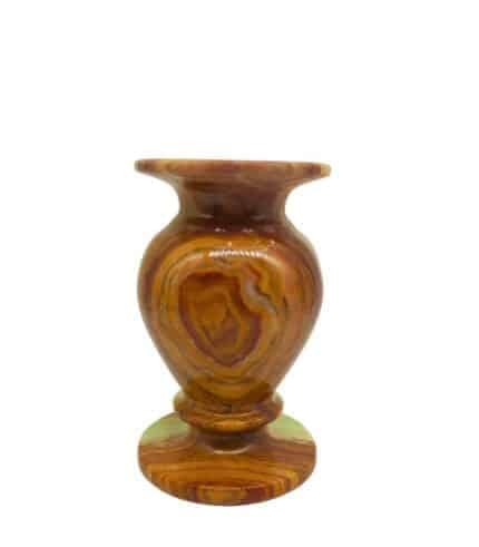 Zblízka leštěné onyxové textury s přírodními barvami a vzory