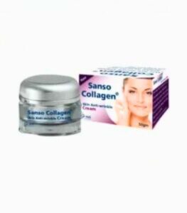 Sanso Collagen Cream 30g jar on a white background