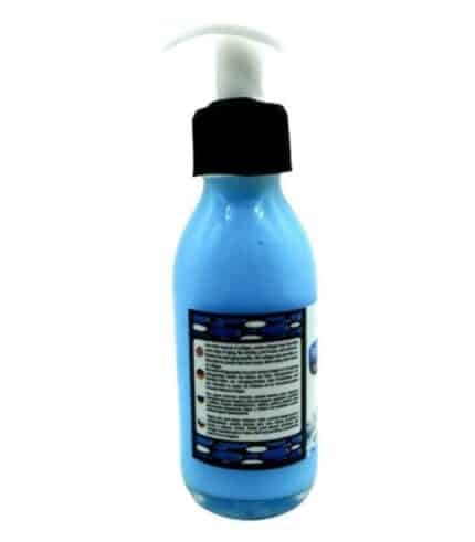 Smooth marine collagen cream swatch applied on hand