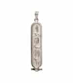 Custom 925 Silver Egyptian Cartouche Necklace Front View