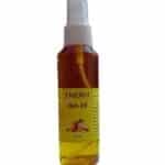 Lahvička vlasového oleje s přírodními složkami