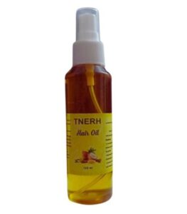 Hair Oil bottle with natural ingredients