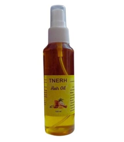 Hair Oil bottle with natural ingredients